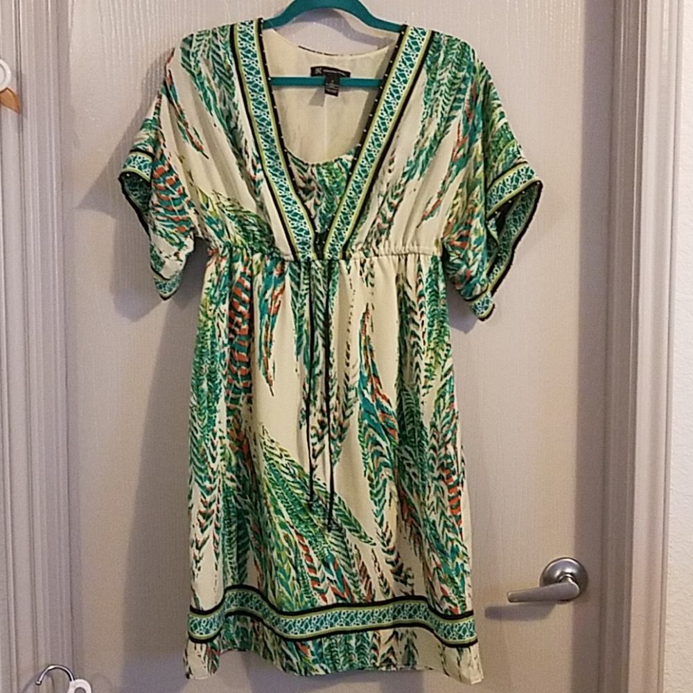 NEW INC brand ladies SWIM SUIT cover up / SUMMER LOUNGE DRESS SZ 6